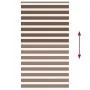 Estor cebra marrón 135x230 cm tejido ancho 130,9 cm poliéster de , Persianas y estores - Ref: Foro24-4014398, Precio: 28,58 €...