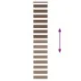 Estor cebra marrón 40x230 cm tejido ancho 35,9 cm poliéster by , Blinds and blinds - Ref: Foro24-4014379, Price: 15,98 €, Dis...
