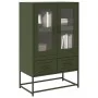 Aparador de acero verde oliva 68x39x111,5 cm de , Aparadores - Ref: Foro24-853366, Precio: 146,16 €, Descuento: %