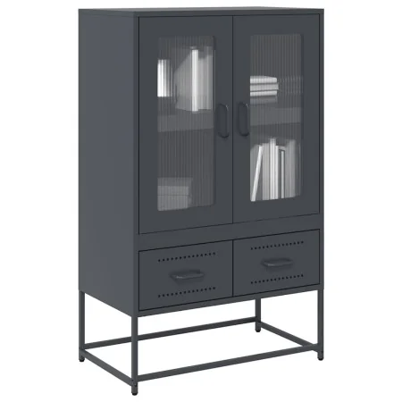 Aparador de acero antracita 68x39x111,5 cm by , Sideboards - Ref: Foro24-853364, Price: 145,96 €, Discount: %