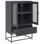 Aparador de acero antracita 68x39x111,5 cm by , Sideboards - Ref: Foro24-853364, Price: 145,96 €, Discount: %