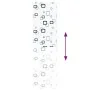 Estor enrollable para ducha tela 70x240 cm ancho 66 cm by , Blinds and blinds - Ref: Foro24-4014822, Price: 11,77 €, Discount: %