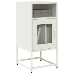 Mesita de noche acero laminado en frío blanco 36x39x78 cm von , Sideboards - Ref: Foro24-853415, Preis: 60,90 €, Rabatt: %