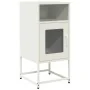 Mesita de noche acero laminado en frío blanco 36x39x78 cm by , Sideboards - Ref: Foro24-853415, Price: 60,90 €, Discount: %
