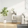 Mesita de noche acero laminado en frío blanco 36x39x78 cm by , Sideboards - Ref: Foro24-853415, Price: 60,90 €, Discount: %