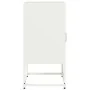 Mesita de noche acero laminado en frío blanco 36x39x78 cm by , Sideboards - Ref: Foro24-853415, Price: 60,90 €, Discount: %