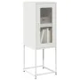 Aparador de acero laminado en frío blanco 36x39x107 cm by , Sideboards - Ref: Foro24-853403, Price: 70,29 €, Discount: %