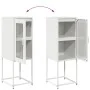 Aparador de acero laminado en frío blanco 36x39x107 cm by , Sideboards - Ref: Foro24-853403, Price: 70,29 €, Discount: %