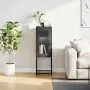 Aparador de acero laminado en frío negro 36x39x107 cm by , Sideboards - Ref: Foro24-853398, Price: 66,94 €, Discount: %