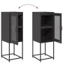 Aparador de acero laminado en frío negro 36x39x107 cm by , Sideboards - Ref: Foro24-853398, Price: 66,94 €, Discount: %