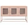 Mueble para TV acero laminado en frío rosa 100,5x39x60,5 cm by , TV Furniture - Ref: Foro24-853339, Price: 96,62 €, Discount: %