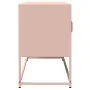 Mueble para TV acero laminado en frío rosa 100,5x39x60,5 cm by , TV Furniture - Ref: Foro24-853339, Price: 96,62 €, Discount: %