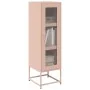 Aparador de acero laminado en frío rosa 36x39x123 cm de , Aparadores - Ref: Foro24-853393, Precio: 94,86 €, Descuento: %