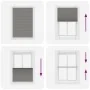 Estor Plisado Antracita 95x150 cm Tela Ancho 94,4 cm Poliéster by , Blinds and blinds - Ref: Foro24-4015091, Price: 20,00 €, ...