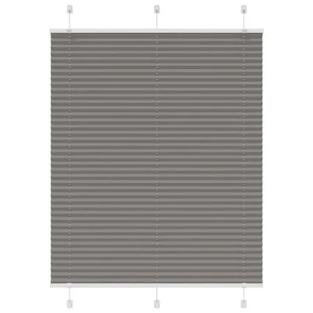 Estor Plisado Antracita 105x150 cm Tela Ancho 104,4cm Poliéster de , Persianas y estores - Ref: Foro24-4015093, Precio: 19,71...