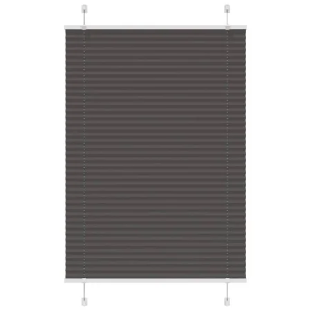 Estor Plisado negro 85x100 cm Tela Ancho 84,4 cm Poliéster by , Blinds and blinds - Ref: Foro24-4015123, Price: 21,78 €, Disc...