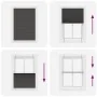 Estor Plisado negro 85x100 cm Tela Ancho 84,4 cm Poliéster by , Blinds and blinds - Ref: Foro24-4015123, Price: 21,78 €, Disc...