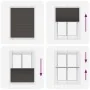 Estor Plisado negro 110x100 cm Tela Ancho 109,4 cm Poliéster by , Blinds and blinds - Ref: Foro24-4015128, Price: 18,73 €, Di...