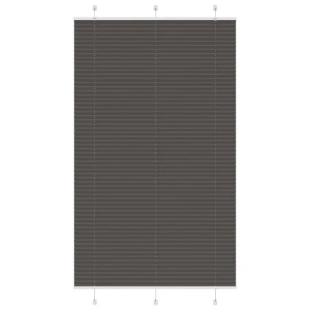Estor Plisado negro 115x200 cm Tela Ancho 114,4 cm Poliéster by , Blinds and blinds - Ref: Foro24-4015163, Price: 22,54 €, Di...