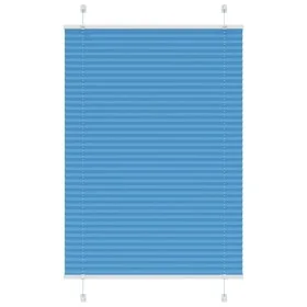 Estor Plisado azul 100x150 cm Tela Ancho 99,4 cm Poliéster by , Blinds and blinds - Ref: Foro24-4015194, Price: 15,98 €, Disc...