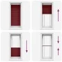 Estor Plisado rojo burdeos 55x100 cm Tela Ancho 54,4 cm by , Blinds and blinds - Ref: Foro24-4015219, Price: 15,98 €, Discoun...