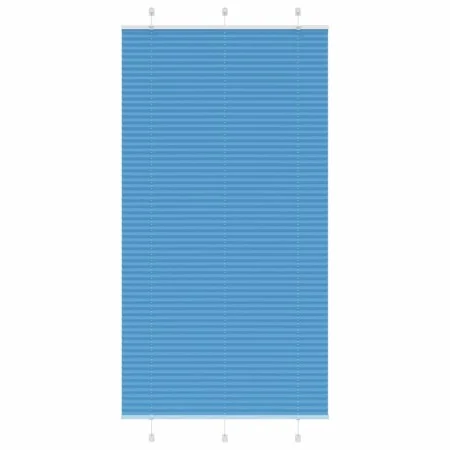 Estor Plisado azul 105x200 cm Tela Ancho 104,4 cm Poliéster | Tu tienda online para hogar, jardín y más Foro24.es