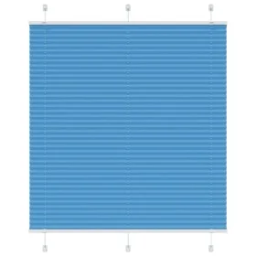 Estor Plisado azul 115x100 cm Tela Ancho 114,4 cm Poliéster by , Blinds and blinds - Ref: Foro24-4015180, Price: 18,97 €, Dis...