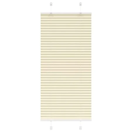 Estor Plisado crema 60x100 cm Tela Ancho 59,4 cm Poliéster by , Blinds and blinds - Ref: Foro24-4015271, Price: 19,49 €, Disc...