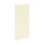 Estor Plisado crema 60x100 cm Tela Ancho 59,4 cm Poliéster by , Blinds and blinds - Ref: Foro24-4015271, Price: 19,49 €, Disc...