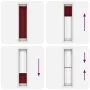 Estor Plisado rojo burdeos 40x200 cm Tela Ancho 39,4 cm by , Blinds and blinds - Ref: Foro24-4015250, Price: 14,83 €, Discoun...