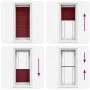 Estor Plisado rojo burdeos 65x150 cm Tela Ancho 64,4 cm by , Blinds and blinds - Ref: Foro24-4015238, Price: 17,42 €, Discoun...