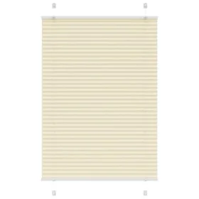 Estor Plisado crema 95x100 cm Tela Ancho 94,4 cm Poliéster by , Blinds and blinds - Ref: Foro24-4015278, Price: 15,90 €, Disc...