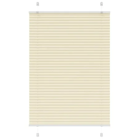 Estor Plisado crema 95x100 cm Tela Ancho 94,4 cm Poliéster by , Blinds and blinds - Ref: Foro24-4015278, Price: 13,98 €, Disc...