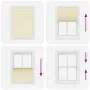 Estor Plisado crema 95x100 cm Tela Ancho 94,4 cm Poliéster by , Blinds and blinds - Ref: Foro24-4015278, Price: 13,98 €, Disc...