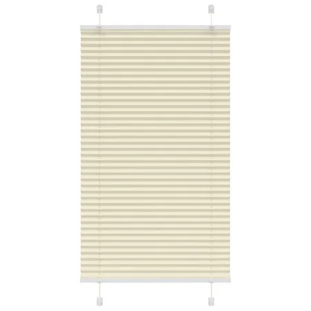 Estor Plisado crema 80x150 cm Tela Ancho 79,4 cm Poliéster by , Blinds and blinds - Ref: Foro24-4015292, Price: 18,73 €, Disc...