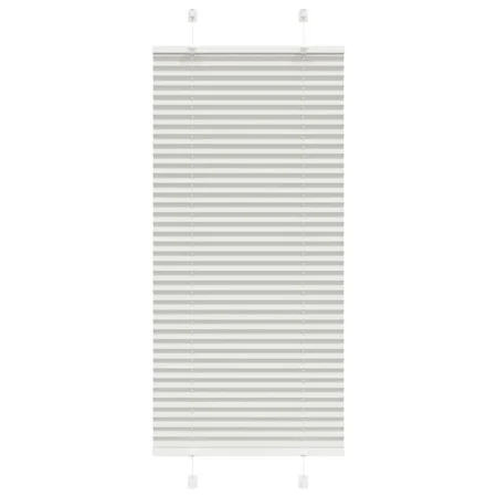 Estor Plisado gris claro 60x100 cm Tela Ancho 59,4 cm Poliéster by , Blinds and blinds - Ref: Foro24-4015322, Price: 14,93 €,...