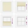 Estor Plisado crema 115x150 cm Tela Ancho 114,4 cm Poliéster de , Persianas y estores - Ref: Foro24-4015299, Precio: 21,13 €,...