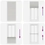 Estor Plisado gris claro 90x200 cm Tela Ancho 89,4 cm Poliéster by , Blinds and blinds - Ref: Foro24-4015362, Price: 23,37 €,...