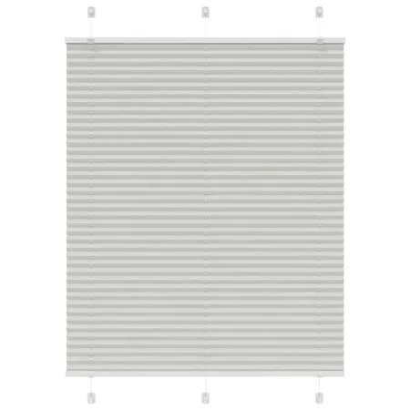 Estor Plisado gris claro 105x150 cm Tela Ancho 104,4 cm by , Blinds and blinds - Ref: Foro24-4015348, Price: 19,70 €, Discoun...