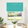 Estor Plisado verde petróleo 110x100 cm Tela Ancho 109,4 cm by , Blinds and blinds - Ref: Foro24-4015383, Price: 18,73 €, Dis...