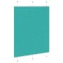 Estor Plisado verde petróleo 110x100 cm Tela Ancho 109,4 cm by , Blinds and blinds - Ref: Foro24-4015383, Price: 18,73 €, Dis...
