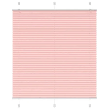 Estor Plisado rosa 120x150 cm Tela Ancho 119,4 cm Poliéster by , Blinds and blinds - Ref: Foro24-4015453, Price: 23,45 €, Dis...