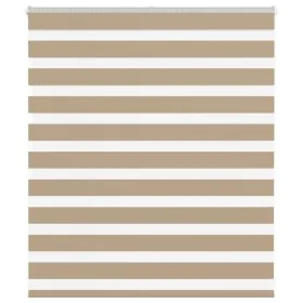 Estor cebra marrón arena tejido ancho 115,9 cm poliéster by , Blinds and blinds - Ref: Foro24-4014525, Price: 27,44 €, Discou...