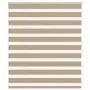 Estor cebra marrón arena tejido ancho 115,9 cm poliéster by , Blinds and blinds - Ref: Foro24-4014525, Price: 27,44 €, Discou...