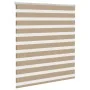 Estor cebra marrón arena tejido ancho 115,9 cm poliéster by , Blinds and blinds - Ref: Foro24-4014525, Price: 27,44 €, Discou...