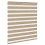 Estor cebra marrón arena tejido ancho 115,9 cm poliéster by , Blinds and blinds - Ref: Foro24-4014525, Price: 27,44 €, Discou...