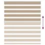 Estor cebra marrón arena tejido ancho 115,9 cm poliéster by , Blinds and blinds - Ref: Foro24-4014525, Price: 27,44 €, Discou...