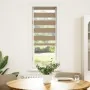 Estor cebra marrón arena tejido ancho 40,9 cm poliéster by , Blinds and blinds - Ref: Foro24-4014510, Price: 17,88 €, Discoun...