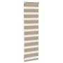 Estor cebra marrón arena tejido ancho 40,9 cm poliéster by , Blinds and blinds - Ref: Foro24-4014510, Price: 17,88 €, Discoun...