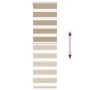 Estor cebra marrón arena tejido ancho 40,9 cm poliéster by , Blinds and blinds - Ref: Foro24-4014510, Price: 17,88 €, Discoun...